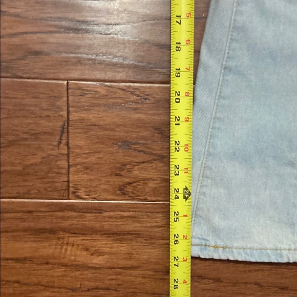 Blue Flare Jeans with Colorful Floral Accents - Picture 8 of 8